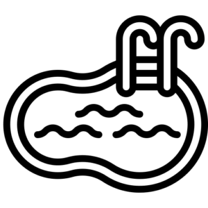 pool leak icon